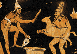 sacrificio de un animal